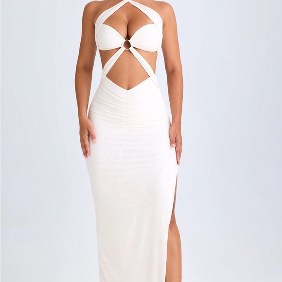 Oh Polly Dresses & Skirts - Oh Polly Brand New XS with tags Strapless White Cut-Out Dress